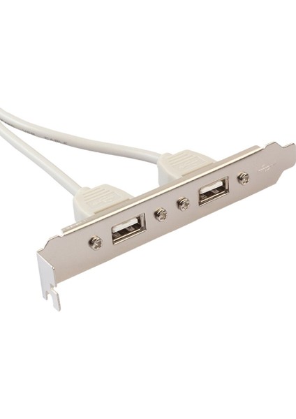 30 cm 9 Pin Başlık Adaptörü Dişi Çift Bağlantı Noktalı USB 2.0 Dişi Vida Anakart Kilit Panel Montaj Kablosu Yüksek Kalite 2 Bağlantı Noktaları (Yurt Dışından) modelleri