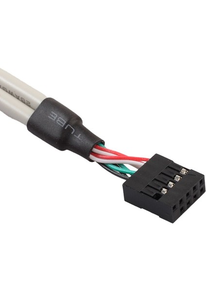 30 cm 9 Pin Başlık Adaptörü Dişi Çift Bağlantı Noktalı USB 2.0 Dişi Vida Anakart Kilit Panel Montaj Kablosu Yüksek Kalite 2 Bağlantı Noktaları (Yurt Dışından) fırsatları
