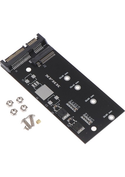 Sıcak Satış B + M Tuşu M.2 Ngff Ssd'den M.2'ye Sata 3 Yükseltici M.2'den Sata Adaptör Genişletme Kartına (Yurt Dışından) indirimleri