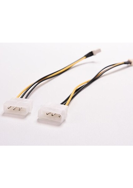 5 Adet 4-Pin Molex/ıde - 3-Pin Cpu Kasa Fanı 20CM Güç Bağlantı Kablosu Adaptörü (Yurt Dışından)