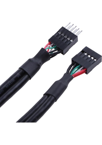 50 Cm/19.68 '' USB 2.0 9 Pin Erkek 9 Pin Dişi Adaptör Uzatma Kablosu Usb2.0 9pin M/f Çoğaltıcı Uzatma Kablosu Tel Hattı (Yurt Dışından)