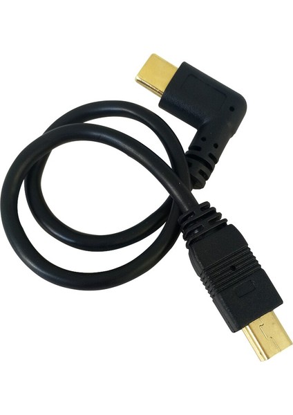 Mini USB Kablosu 5 Pin Erkek - Erkek USB 3.1 Tip C - Mini Otg Veri Kablosu Adaptörü Dönüştürücü Şarj Kablosu Uzunluğu 25 cm (Yurt Dışından) fırsatları