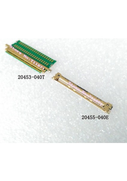 0.5 Pitch 40PIN I-Pex 20455-040E 20453-040T Adaptör Konnektörü 40P Edp Konnektör Adaptörü 40P Ekran Kablosu Kaynaklı Soketli Konnektör (Yurt Dışından) fiyatları