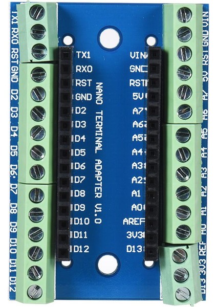 Nano 3.0 Genişletme Kartı Adaptör Panosu Arduino Nano 3.0 V3.0 Avr ATMEGA328P ATMEGA328P-AU Modülü Genişletme Kartı (Yurt Dışından)