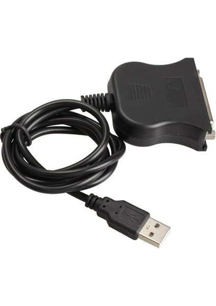 Yeni USB 1.1 DB25 Dişi Bağlantı Noktası Baskı Dönüştürücü Kablo Lpt USB Adaptörü Lpt Kablosu Lpt USB Kablosu Siyah (Yurt Dışından)