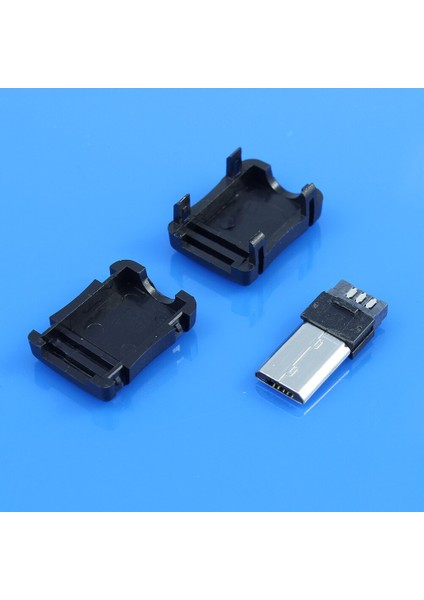 Jcd 2 Takım Mikro USB Erkek Konnektör Erkek Mikro USB Jakı 2.0 5pın Priz Plastik Kapaklı Çeşitli Dıy (Yurt Dışından) fiyatları