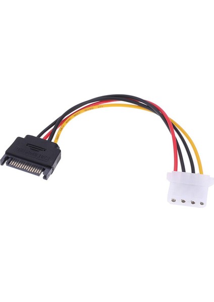 1 Adet Sata Ide Güç Kablosu 15 Pin Sata Erkek Molex Ide 4 Pin Dişi Kablo Adaptörü Sıcak Satış (Yurt Dışından)