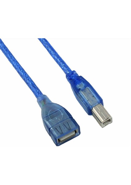30 cm Kısa USB 2.0 Tip B Erkek - A Dişi (Bm - Af) Yazıcı Bağlantı Noktası Adaptörü Dönüştürücü Veri Kablosu Kablosu Mavi (Yurt Dışından) fiyatları