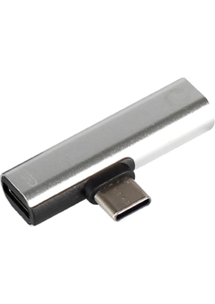 2 In 1 3.5mm Jack Kulaklık Şarj Dönüştürücü USB Tip-C Ses Adaptörü Için Xiaomi 6 Huawei P10 Mate 20 Tip C Cep Telefonu (Yurt Dışından) fırsatları