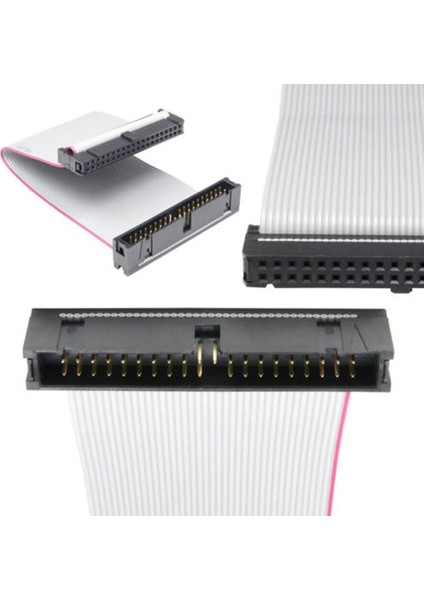 40 Pin Erkek - Dişi Ide Sabit Disk Pata HDD Uzatma Kablosu Düz Şerit Kablo (Yurt Dışından)