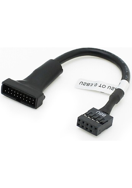 19/20 Pin USB 3.0 Dişi 9 Pin USB 2.0 Erkek Anakart Başlık Adaptör Kablosu (Yurt Dışından)
