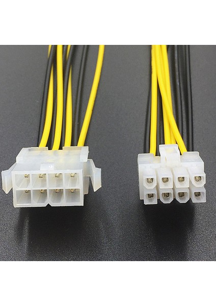 8 Pin Erkek Dişi Eps Pc HDD Güç Dönüştürücü Adaptör Kablosu Konnektörleri Anakart Konektörü (Yurt Dışından)