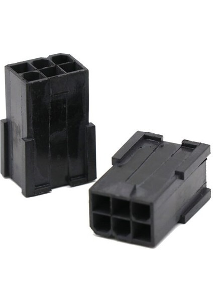 Angitu 4.2mm Siyah 6 Pin Pcı-E Kablo Dişi Muhafaza Pcı Express Konektörü (Yurt Dışından)