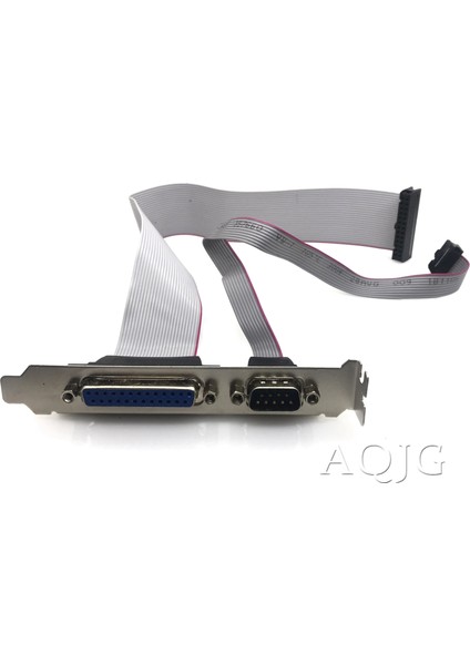 Pcı Yuvası Başlığı Seri Db9 Pin Com Için Paralel DB25 Pin Lpt Kablosu Paralel Lpt Yazıcı Com Seri Bağlantı Noktası Için Braket ile (Yurt Dışından) indirimleri
