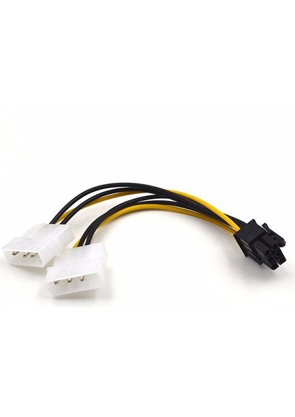 5 Adet 6 Inç 2 x Molex 4 Pin 6-Pin Pcı Express Ekran Kartı Pci-E Atx Psu Güç Dönüştürücü Kablosu - Molex Pcie 6 Pin Adaptör (Yurt Dışından) fırsatları