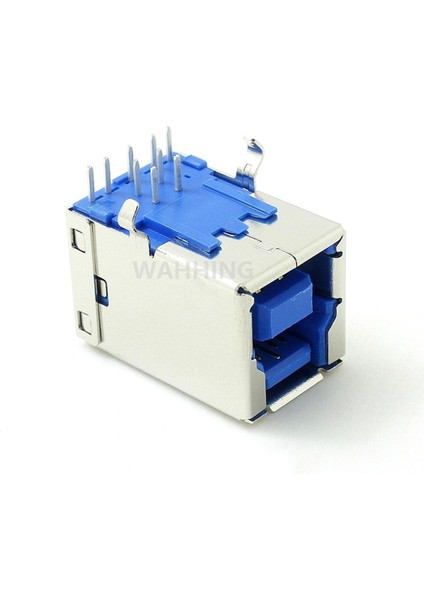 5 Adet USB 3.0 B Dişi Adaptör Konnektörü Priz USB 90 Derece Usb3.0 B Tipi Çelik Yazıcı Konektörü Baskı Fişi HY1386 (Yurt Dışından)