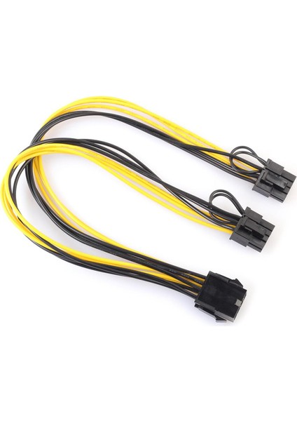 30CM Cpu 8pin'den Grafik Ekran Kartına Çift 8pin (6pin+2pin) Güç Kablosu (Yurt Dışından)