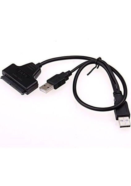 Sabit Disk Sürücüsü 7 + 15 Pin Sata - 2,5 Inç HDD Dizüstü Bilgisayar Için USB 2.0 Adaptör Kablosu (Yurt Dışından) fırsatları