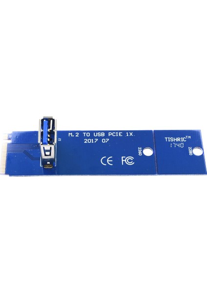 Tıshrıc Ngff M.2 USB 3.0 Transfer Kartına 5 Gbps'ye Kadar M2 M Anahtar Usb3.0 Adaptörü ile Pcı-E 16X Yükseltici Kart Btc Madenci Madenciliği Için (Yurt Dışından) fırsatları