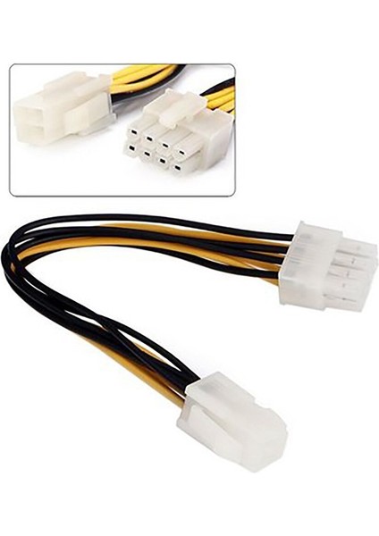 18 cm Atx 4 Pin Erkek 8 Pin Dişi Eps Güç Kablosu Kablosu Adaptörü Cpu Güç Konektörü Yüksek Kalite Stokta Dropship (Yurt Dışından) modelleri