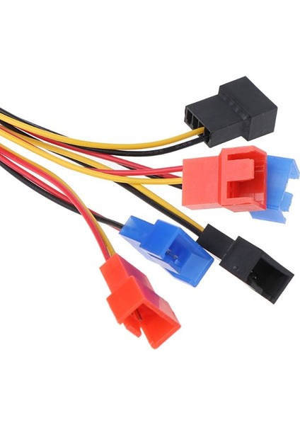 4-Pin Ide Molex 6-Port Soğutma Fanı 2-Pin Splitter Güç Pc Dıy Adaptör Kablosu 12V 7V 5V (Yurt Dışından) fiyatları