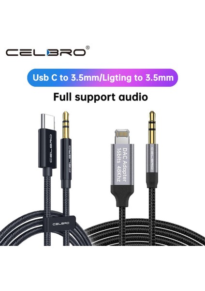 USB Tipi C 3.5mm Aux Ses Kablosu Kulaklık Hoparlör Kulaklık Jak Adaptörü Araç Aux Samsung S20 Artı Not 20 S21 Ultra iphone (Yurt Dışından)