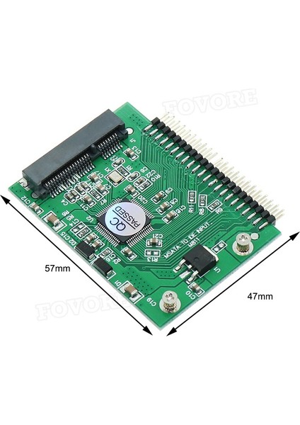 Mini Pcı-E Msata 1.8 Ssd'den 2.5 Ide Inç HDD Sabit Disk 3.3V 44PIN Kart Pcı E Express Sata Dönüştürücü Adaptör Dizüstü Pc Için (Yurt Dışından)