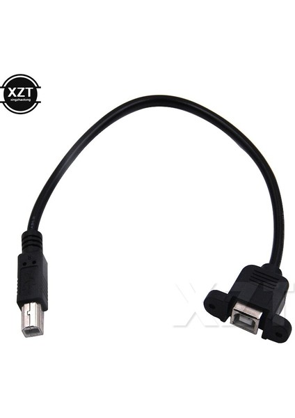 Yüksek Kaliteli USB B Erkek Kadın Baskı Kablosu Yazıcı Tarayıcı Uzatma Kablosu Panel Montaj Kablosunu Uzatın (Yurt Dışından) fırsatları