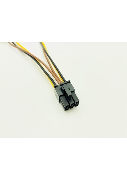 5 Adet Sata Güç Kablosu Pcı-E 6pin Dişi Molex 4pin X2 Splitter Güç Pcı Express Uzatma Kabloları 15CM Btc Madenci Madencilik Için (Yurt Dışından)