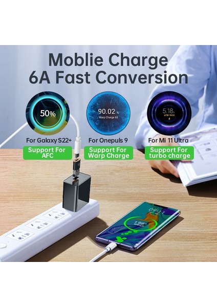 6A Otg Adaptör Tip C USB A Dönüştürücü Tipoc Adaptör Bağlantı Kablosu Xiaomi 12 11 Samsung S22 Iphone 14 13 Oneplus 10PRO (Yurt Dışından) indirimleri