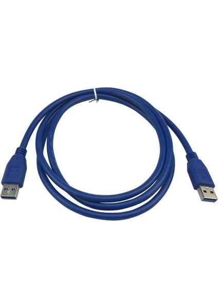 Shchv USB 3.0 Kablo Erkek - Erkek 1.5 M Yüksek Hızlı Tarih Bağlantı Kablosu USB Kablosu Pc Dizüstü Sabit Disk Için (Yurt Dışından)