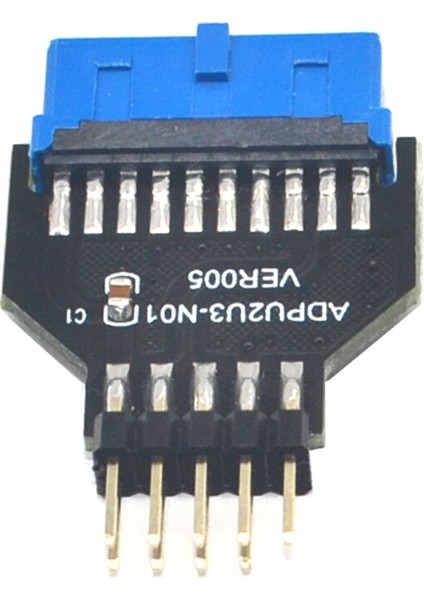 Pc Kasa Ön Usb3.0 19 Pin 20 Pin Dişi - Usb2.0 9 Pin Erkek Adaptör USB 3.0 19PIN /20PIN - USB 2.0 9pın Dönüştürücü Adaptör (Yurt Dışından)
