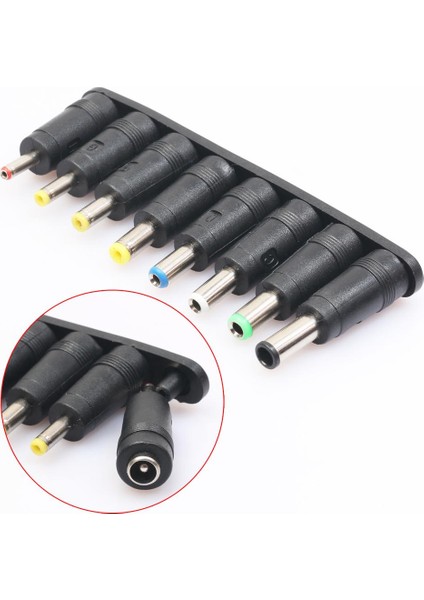 8 Adet/grup Laptop Şarj Cihazı Adaptörü Açılı Interchangeabletips Evrensel Dizüstü Güç Adaptör Soketi Fiş Konnektörü Bilgisayarlar Için (Yurt Dışından) fiyatları