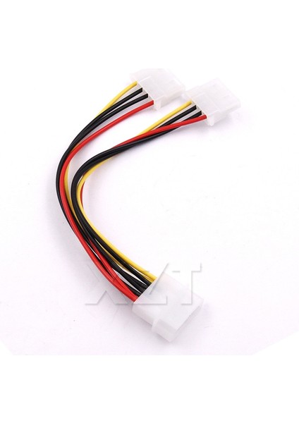 Adet Yeni 4 Pin Erkek 2*4 Pin Kadın Güç Kablosu Ide 4pin Güç Kablosu 1 Bölme 2 Güç Uzatma Adaptör Kablosu (Yurt Dışından)