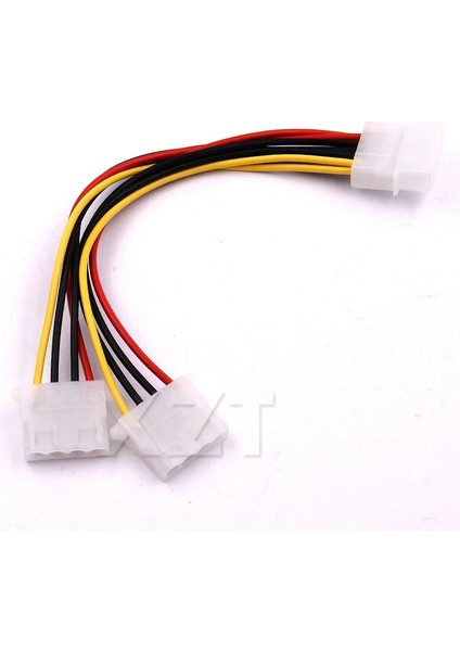 Adet Yeni 4 Pin Erkek 2*4 Pin Kadın Güç Kablosu Ide 4pin Güç Kablosu 1 Bölme 2 Güç Uzatma Adaptör Kablosu (Yurt Dışından)