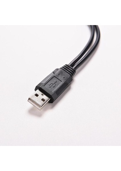 1 Adet USB 2.0 A 1 Erkek 2 Çift USB Dişi Veri Merkezi Güç Kablosu Adaptörü Y Ayırıcı USB Şarj Güç Kablosu Kablosu Uzatma Kablosu (Yurt Dışından)