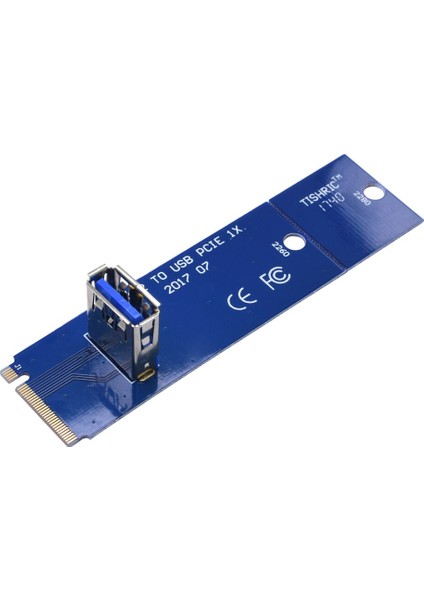 Tıshrıc Ngff M.2 USB 3.0 Pcıe Yükseltici Kart Transfer Kartı Anahtar Anakart Genişletici Adaptör Btc Eth Madenci Madencilik (Yurt Dışından)