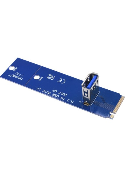 Tıshrıc Ngff M.2 USB 3.0 Pcıe Yükseltici Kart Transfer Kartı Anahtar Anakart Genişletici Adaptör Btc Eth Madenci Madencilik (Yurt Dışından)