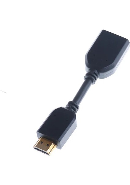 Herhangi Bir Açı Ayarlanabilir Döndürme HDMI Erkek - Dişi Döner Kablo Adaptörü Dönüştürücü HDMI Dişi - Erkeğe Adaptör Kompakt Boyut (Yurt Dışından)