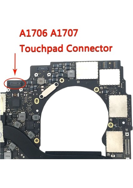 Yeni Yedek A1706 Touchpad Konektörü Mackbook Pro Retina A1707 Trackpad Konektörü Anakart Üzerinde (Yurt Dışından) indirimleri