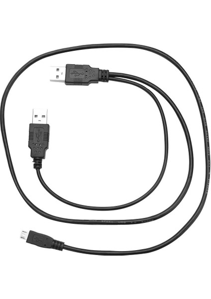 2,5 Inç Mobil HDD Için Çift USB 2.0 Tip A Kablo 2'si 1 Arada Mikro B Veri Kablosu (Yurt Dışından) modelleri