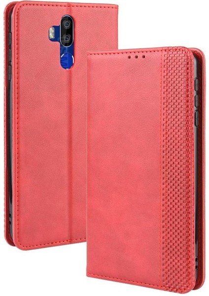 Oukitel K9 Manyetik Kapatma Pu Deri Cüzdan Için Kılıf (Yurt Dışından)