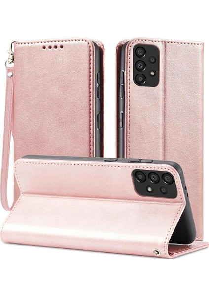 Samsung Galaxy A52S 5g Tam Koruma Deri Folio Flip Case (Yurt Dışından)