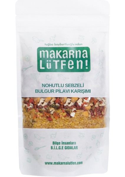 Makarna Lütfen Nohutlu Sebzeli Bulgur Pilavı Karışımı (250 g)