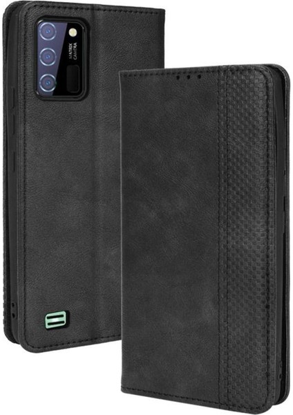 Oukitel C25 Manyetik Kapatma Pu Deri Cüzdan Için Kılıf (Yurt Dışından)