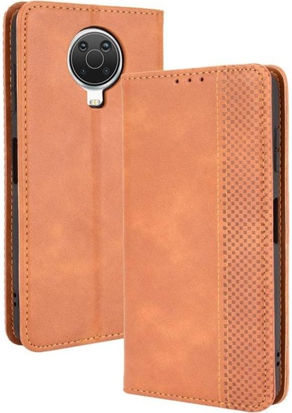 Nokia G10/G20 Manyetik Kapatma Cüzdan Pu Deri Kılıf (Yurt Dışından)