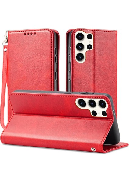 Kart Tutucu Kickstand Tam Kart ile Samsung Galaxy S24 Ultra Için Kılıf (Yurt Dışından)