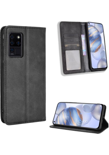 BDT Boutique Oukitel C21 Pu Deri Manyetik Kapatma Cüzdan Için Kılıf (Yurt Dışından)