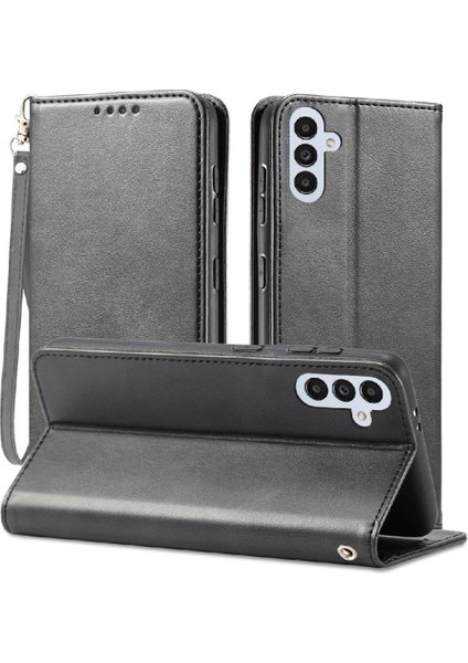 Samsung Galaxy A14 4g/5g Kart Ekleme Deri Folio Flip Case (Yurt Dışından)