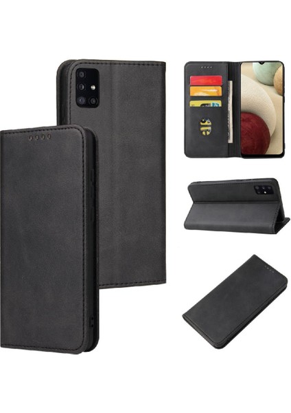 BDT Boutique Samsung Galaxy A10S Tam Koruma Kartı Ekleme Deri Flip Case (Yurt Dışından)